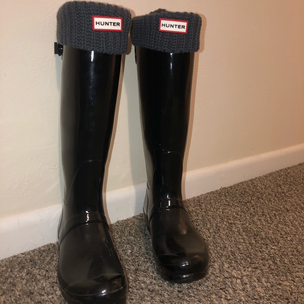 Hunter Boots—Glossy Finish